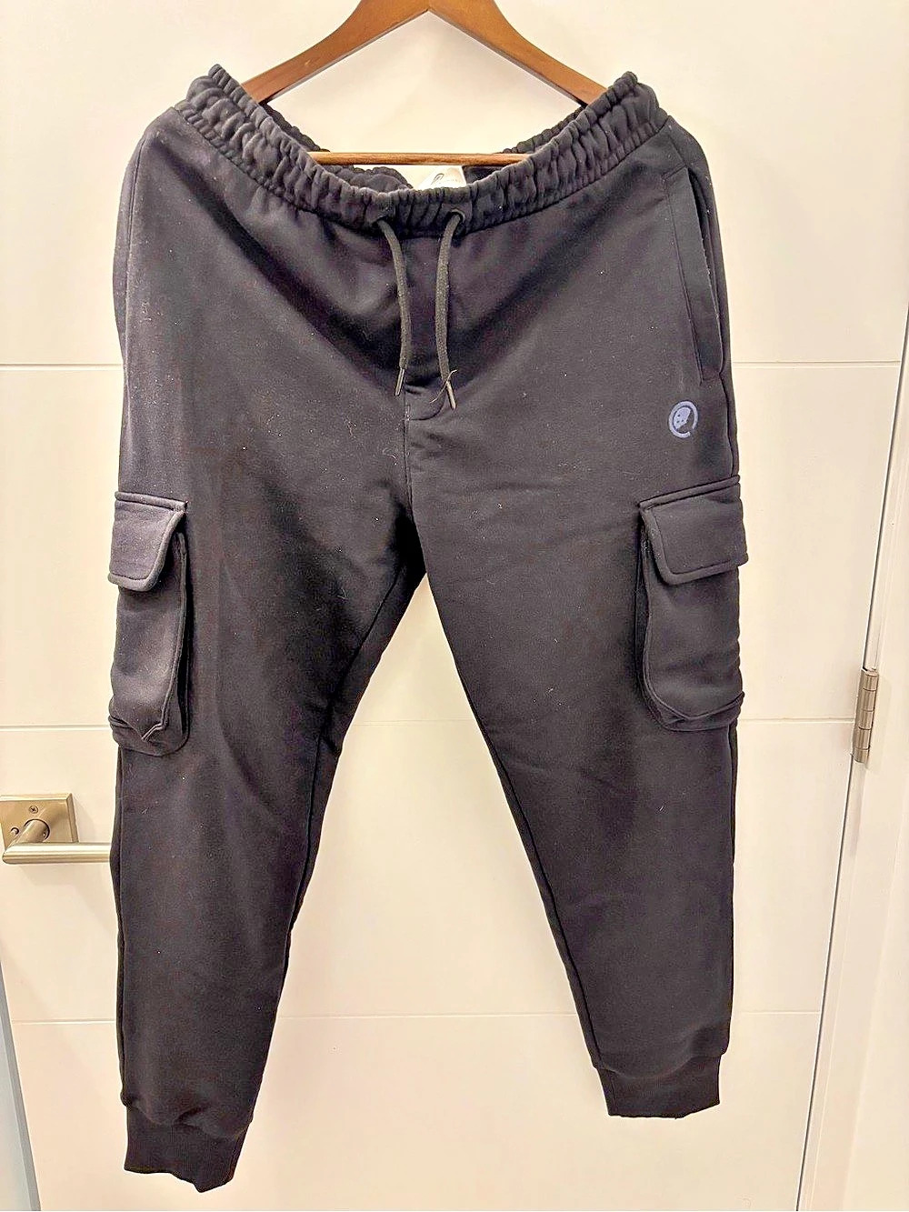 Ocean Laundry Black Cargo Jogger Pants